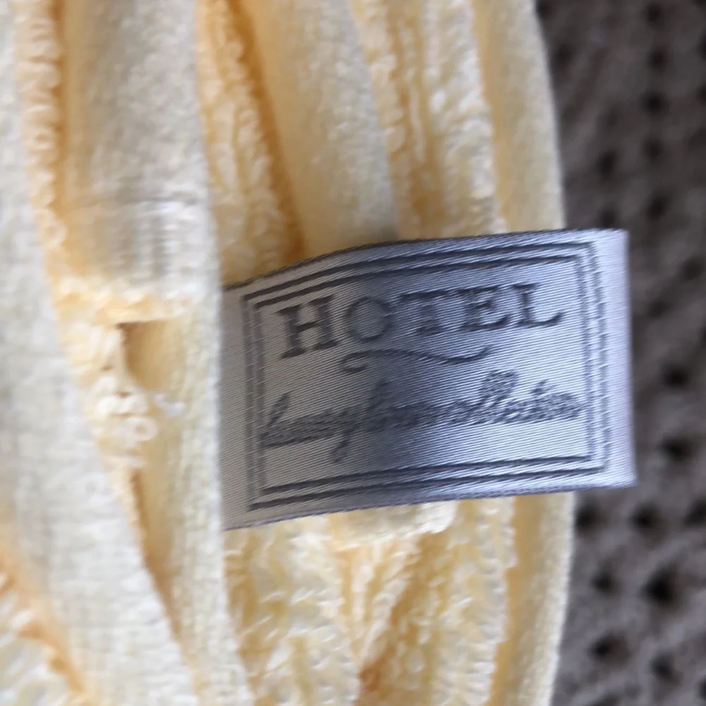 Hotel Bath YELLOW Cotton Hand Towels